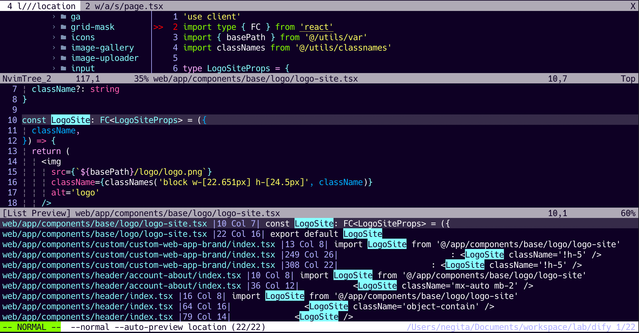 Image in a image block